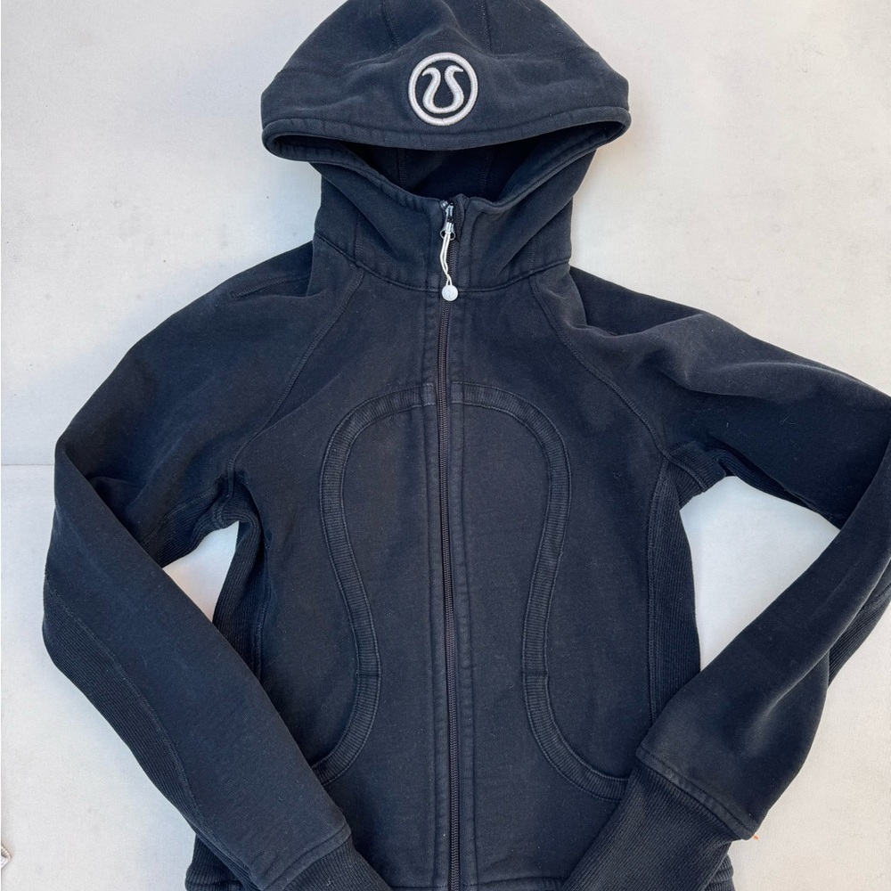 Lululemon Scuba Black Zip-Up Hoodie